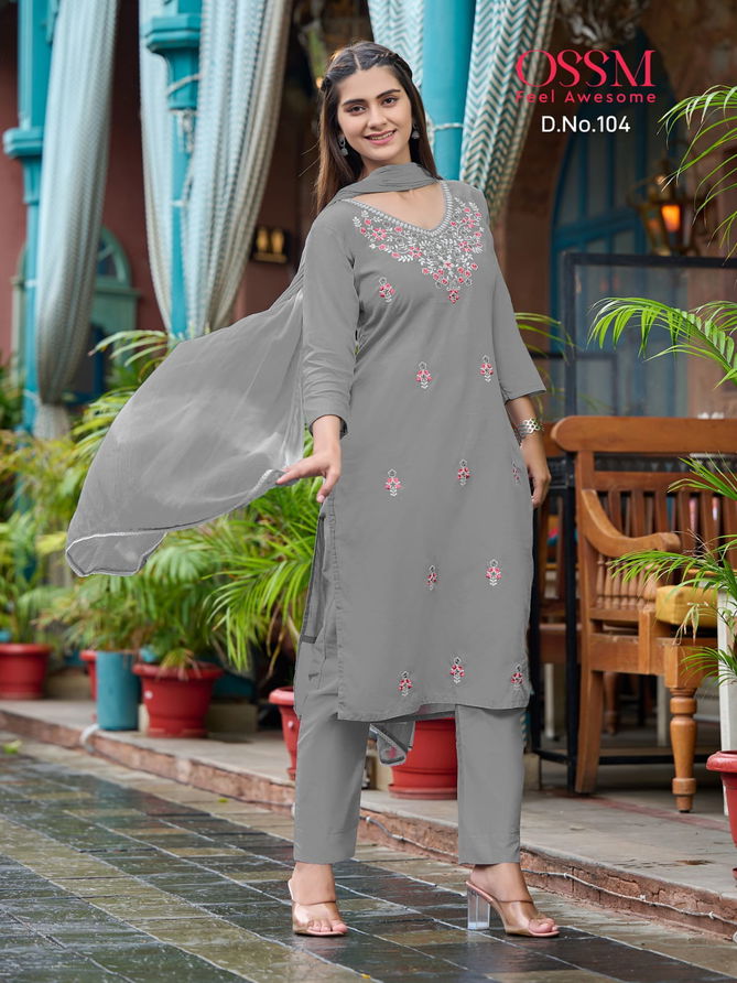 Ossm Olivia Premium Mal Cotton Readymade Suits Catalog